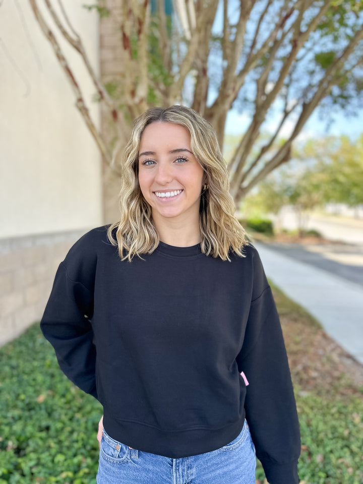 Simply Pullover Crewneck - Black