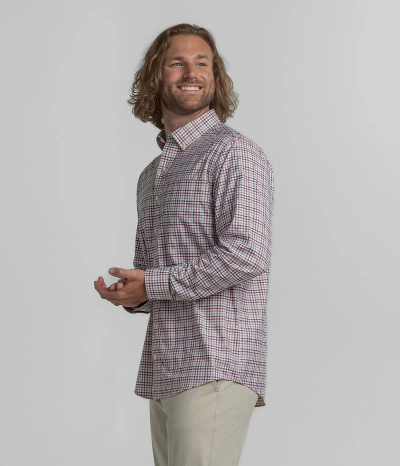 SSCO Men’s Samford Check Button Down - Spice