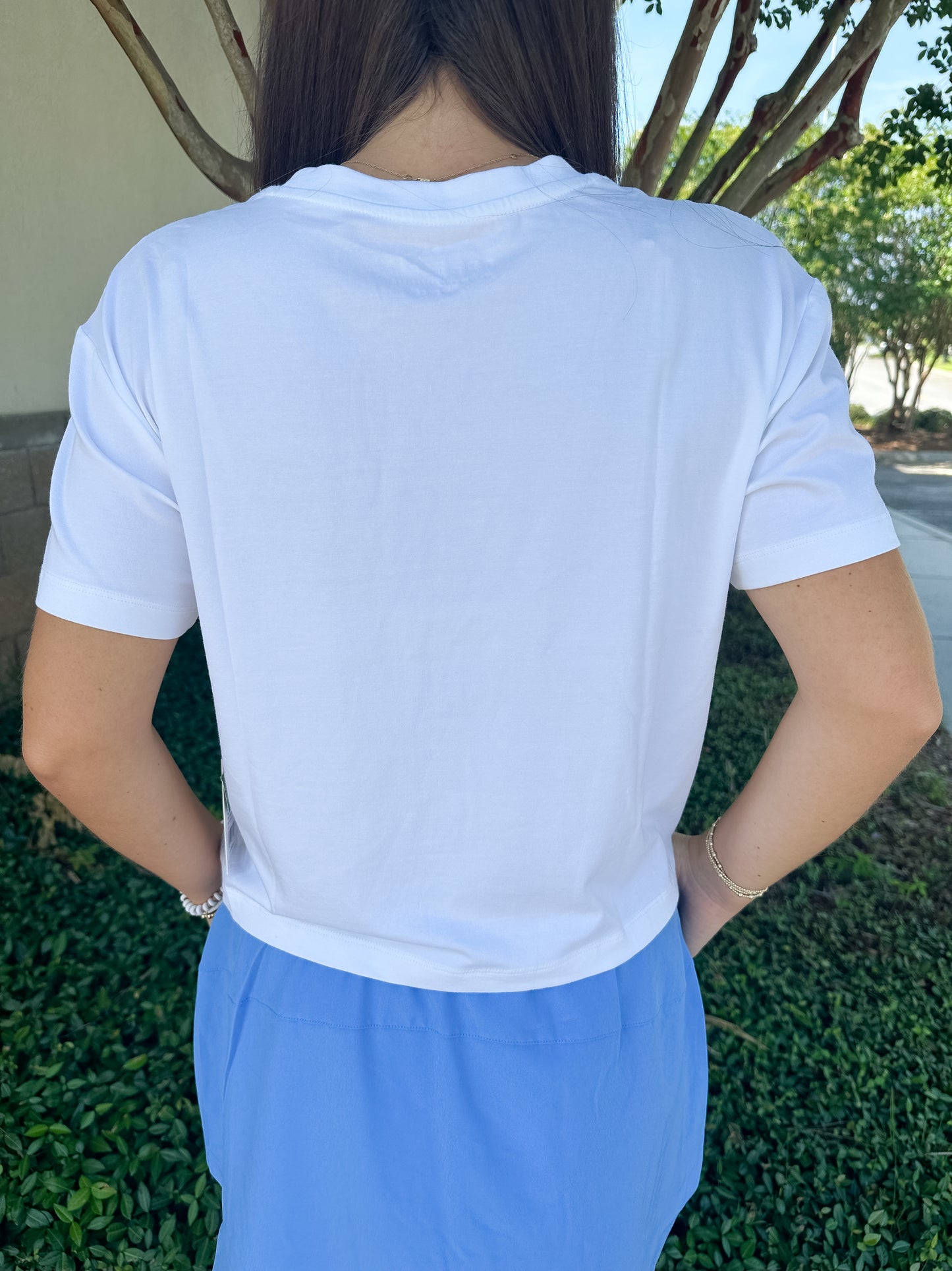 Free Fly Women’s Bamboo Current Boxy Tee - Bright White