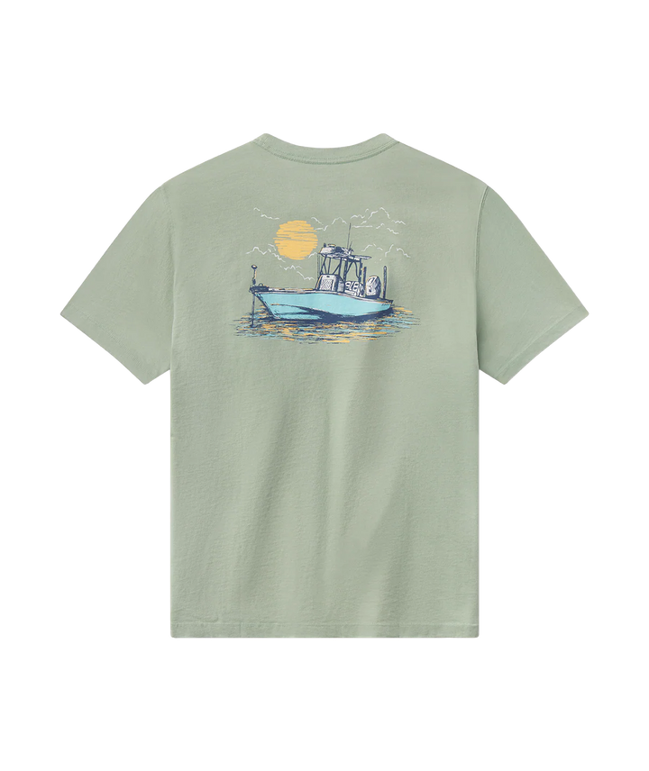 SSCO Men’s Bay Breeze S/S T-Shirt - Iceberg Green