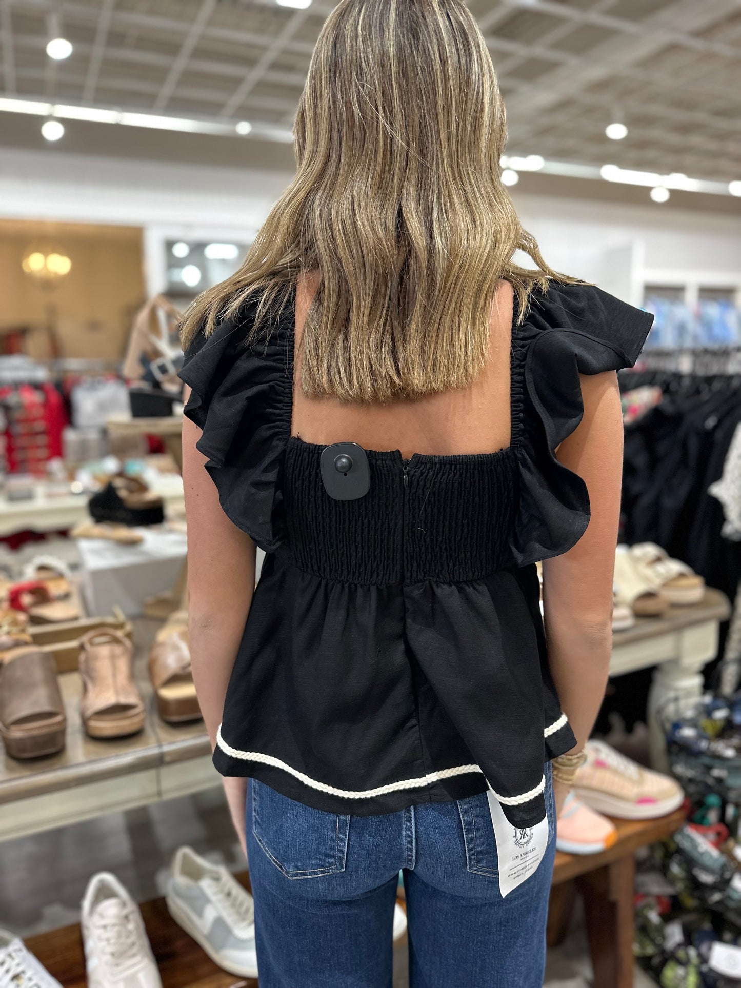 Eva Rope Ruffle Top