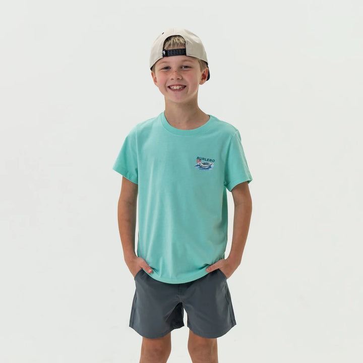 Burlebo Youth Lake Weekend S/S T-Shirt - Island Reef
