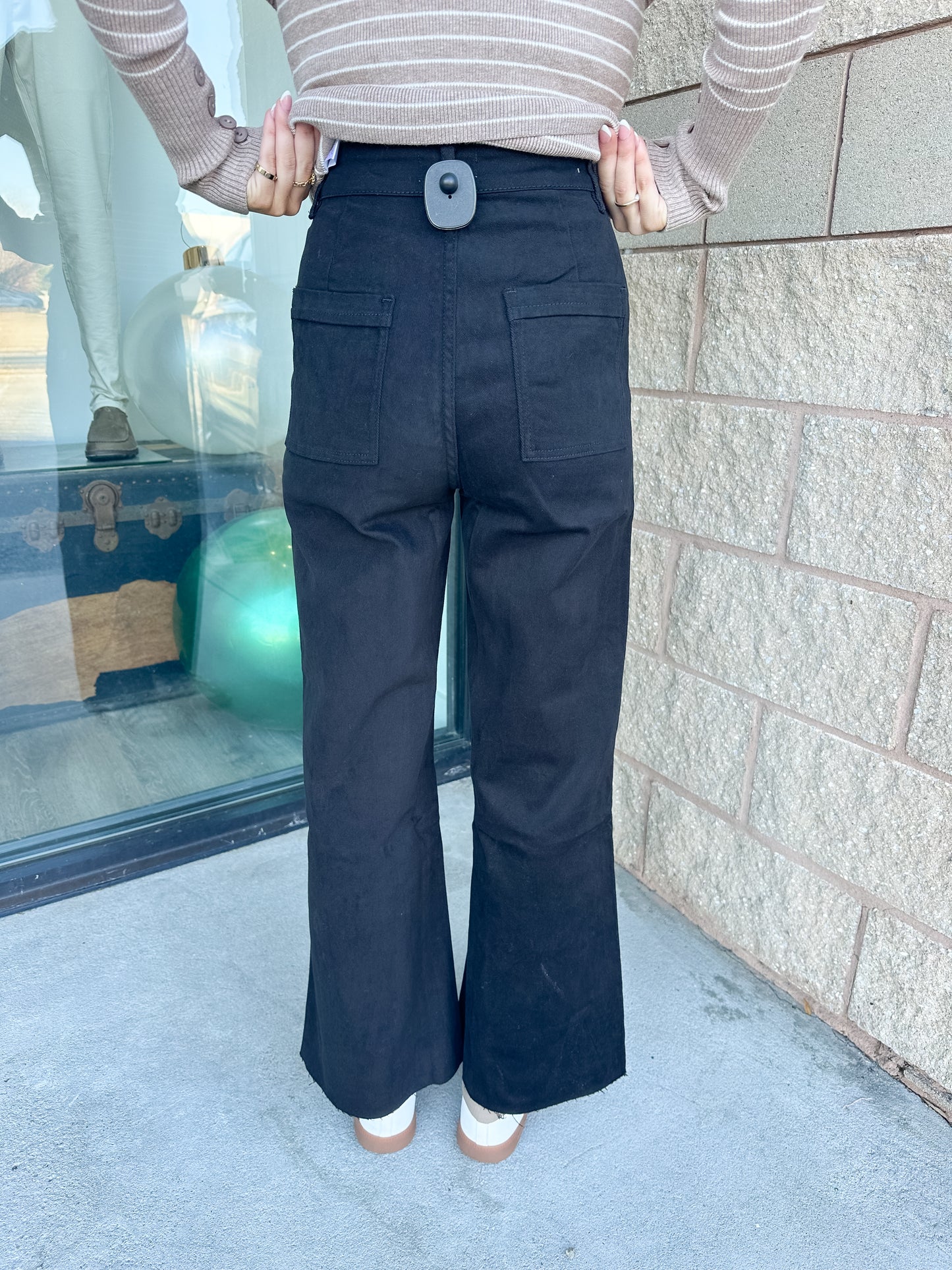AW Wide Leg Jeans - Black