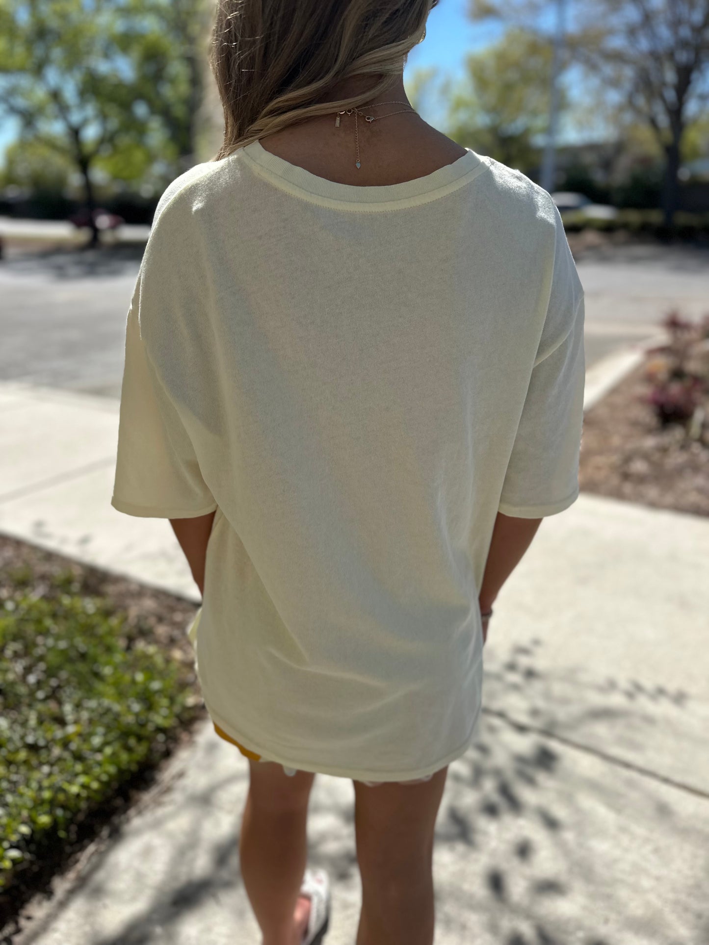 Seas Social Tee - Mellow Yellow
