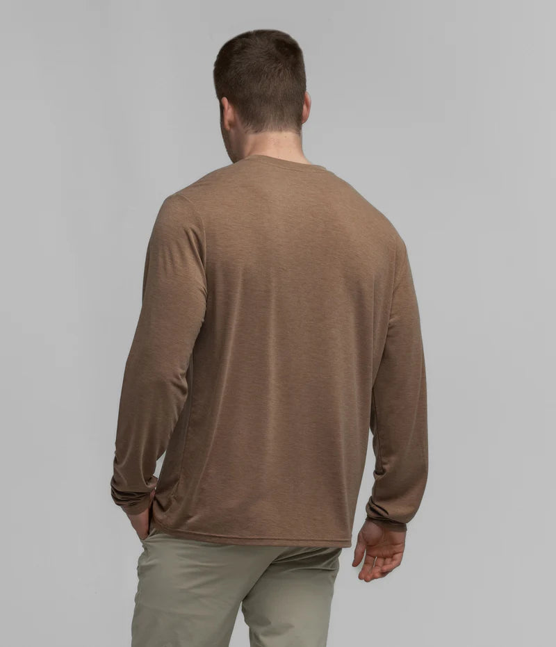 SSCO Men’s Max Comfort Pocket L/S Tee - Natural
