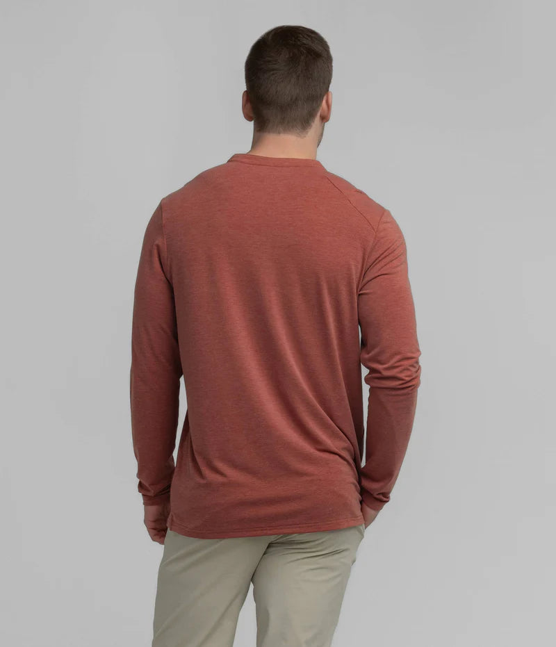 SSCO Men’s Max Comfort L/S Henley - Canyon