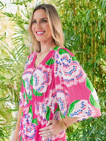 Melissa Dress - Petal Tango Pink
