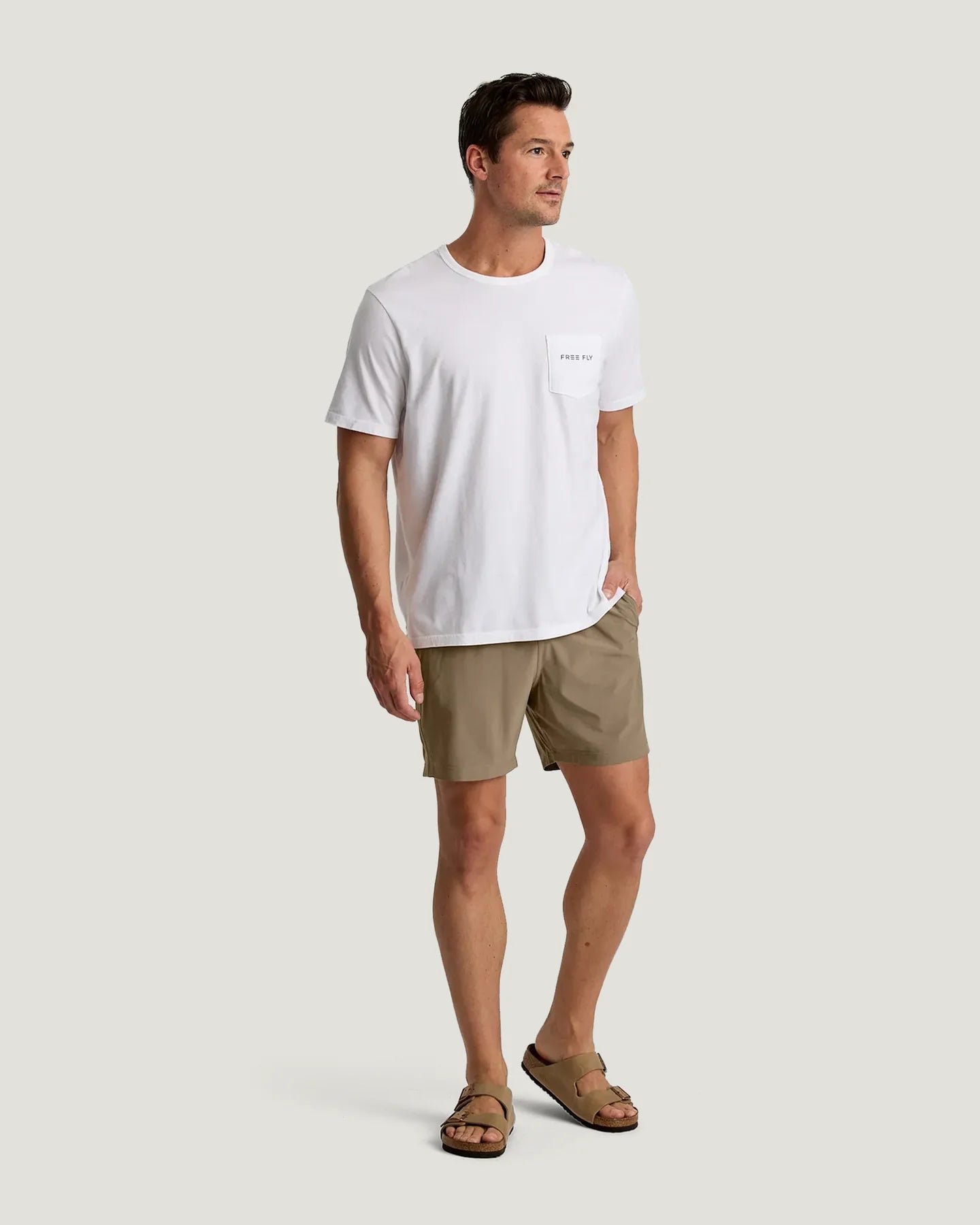 Free Fly Men’s Breeze Short 6” - Dark Khaki