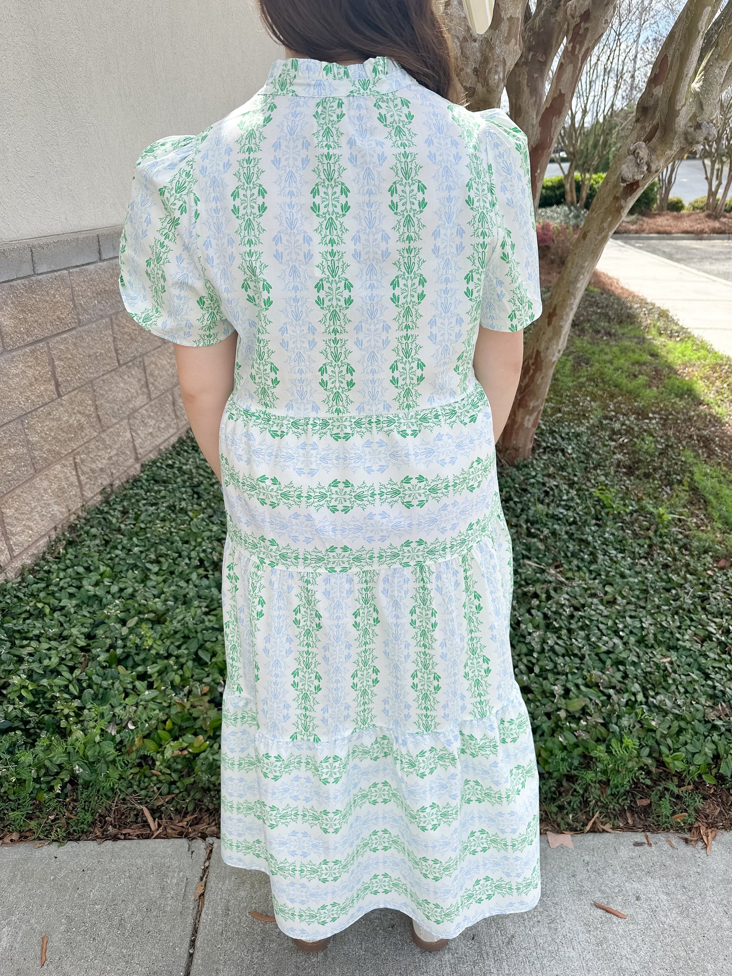 Ivy Dress - Heirloom Vine Green