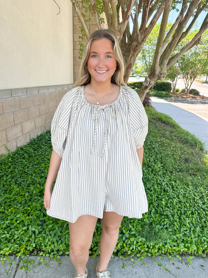 Eliza Stripe Romper