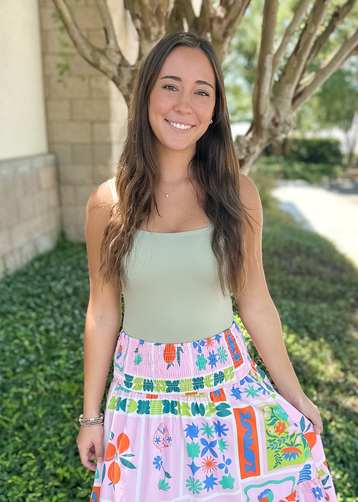 Charlotte Bodysuit - Olive