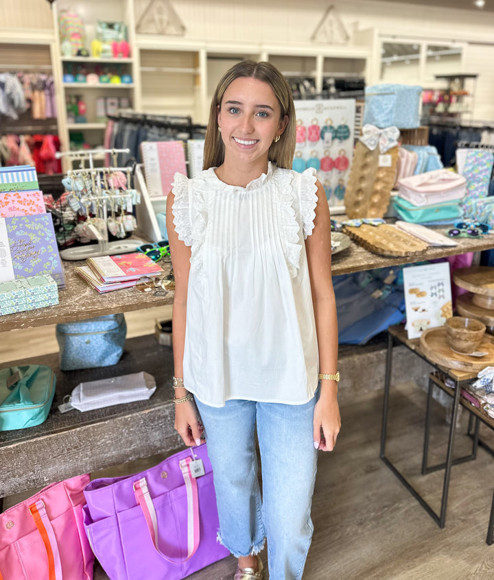 Alexis Lace Sleeveless Top