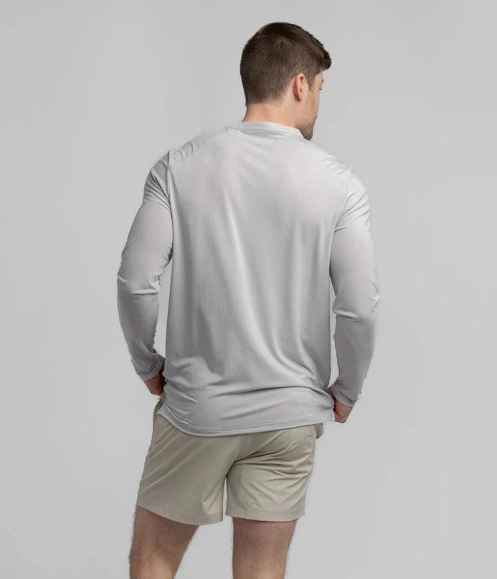 SSCO Men’s Max Comfort L/S Henley - Stone