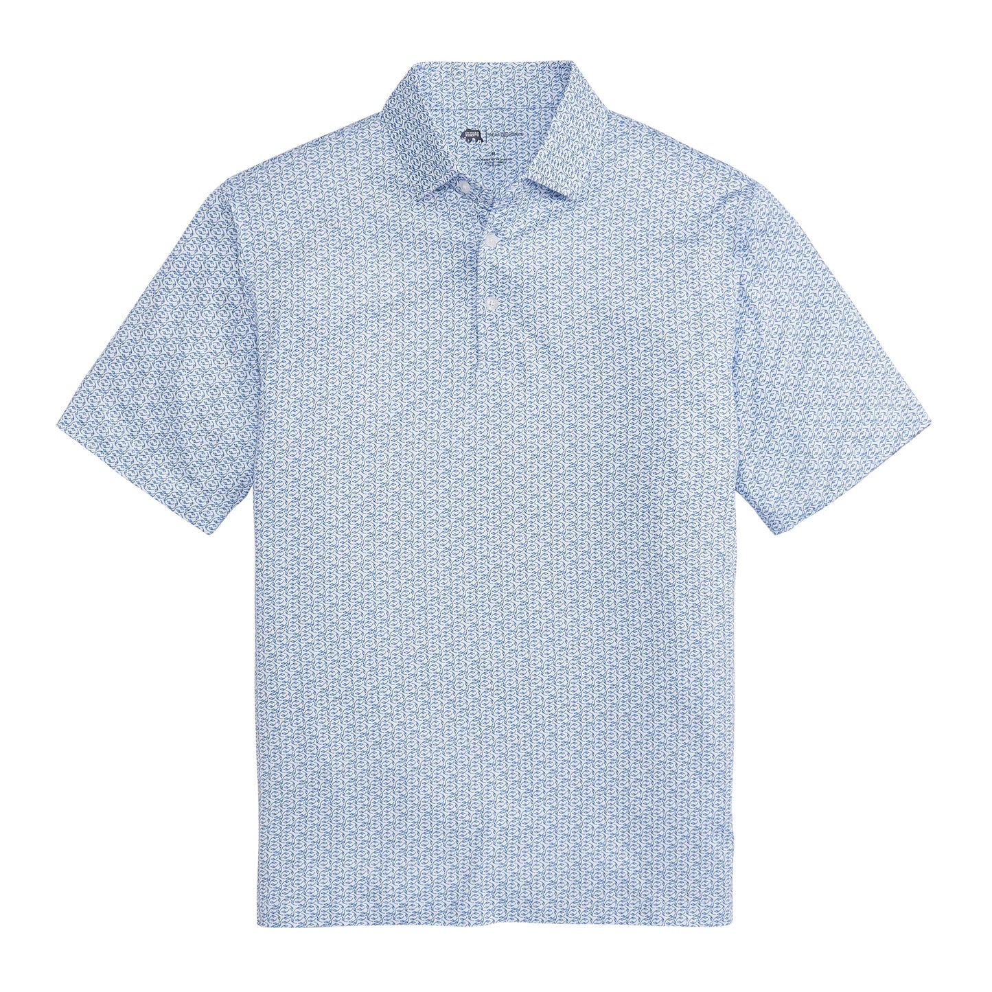 Onward Reserve Bevy Printed Performance Polo - Blue Horizon