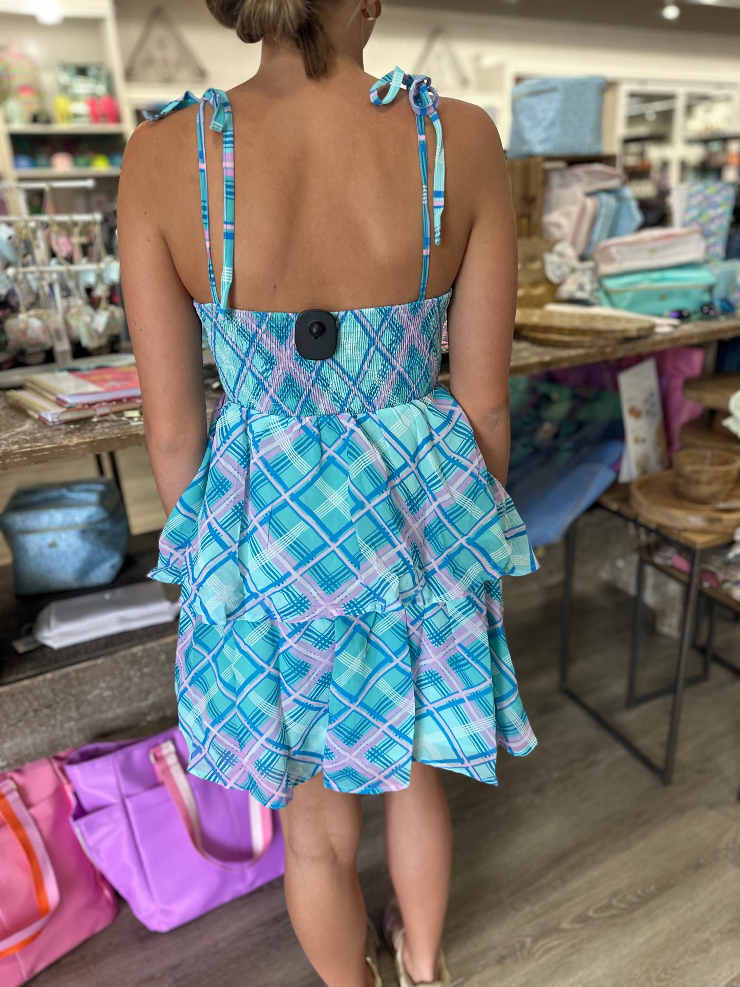 Hallie Bow Mini Dress