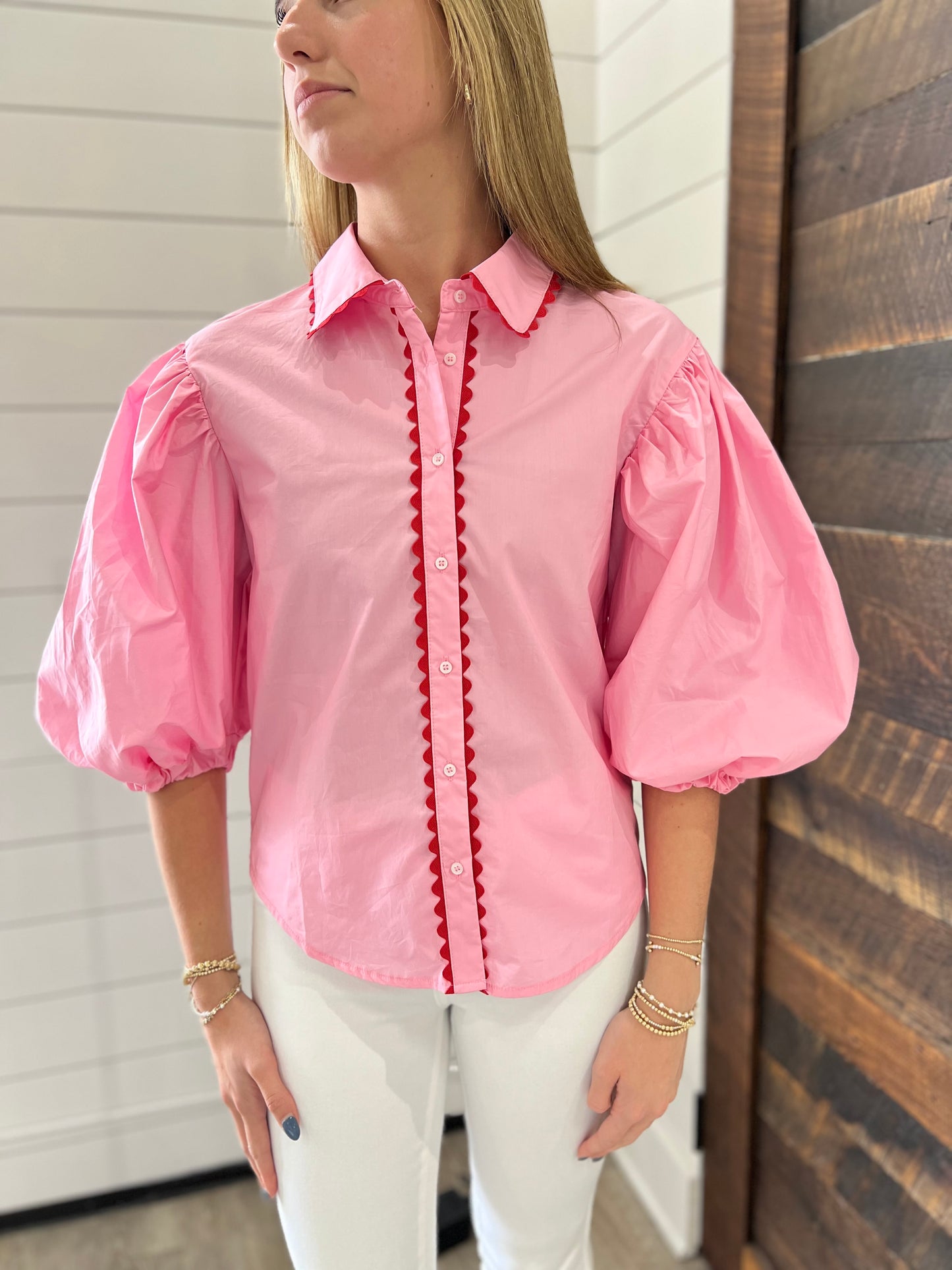 Ric-Rac Trim Top