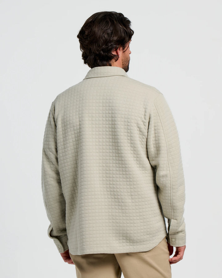 FreeFly Men’s Downvally Overshirt - Heather Sandstone