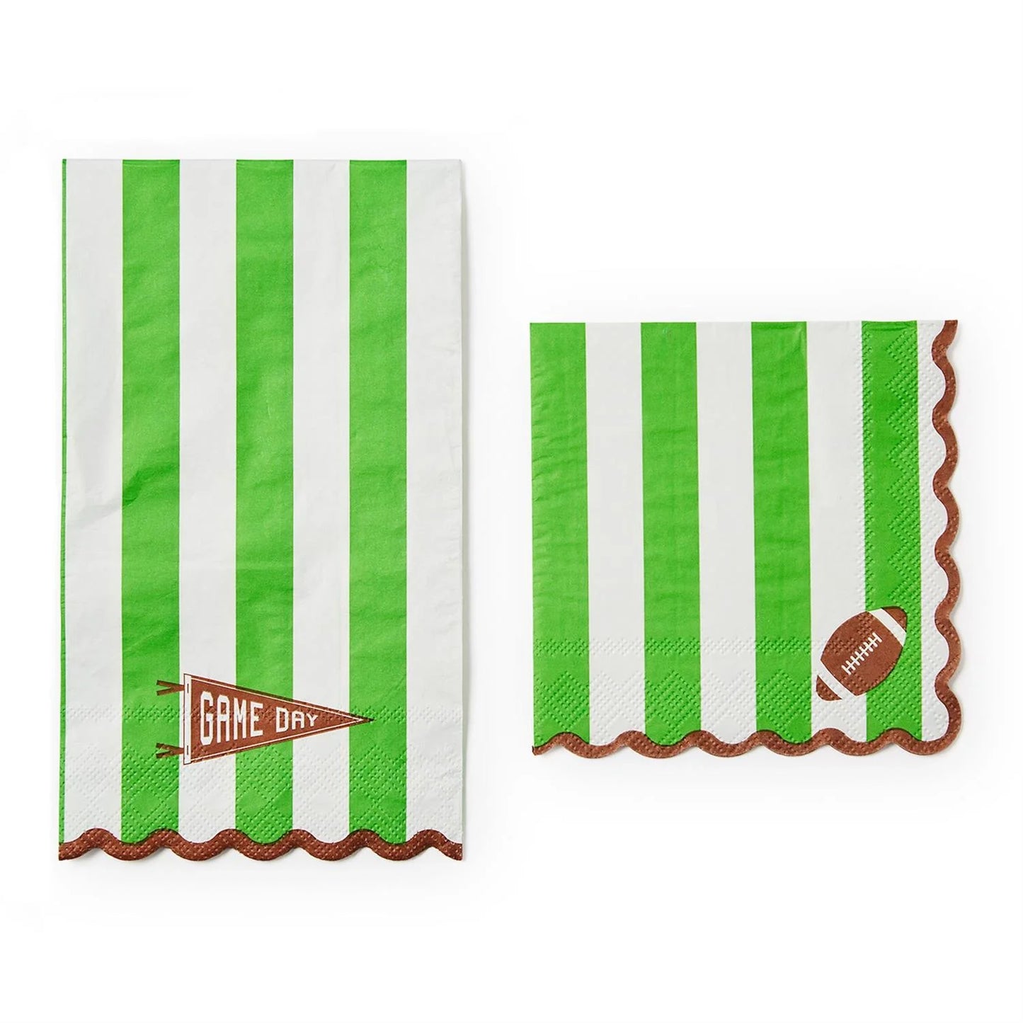 Two’s Company Dinner Napkins 20 - Game Day