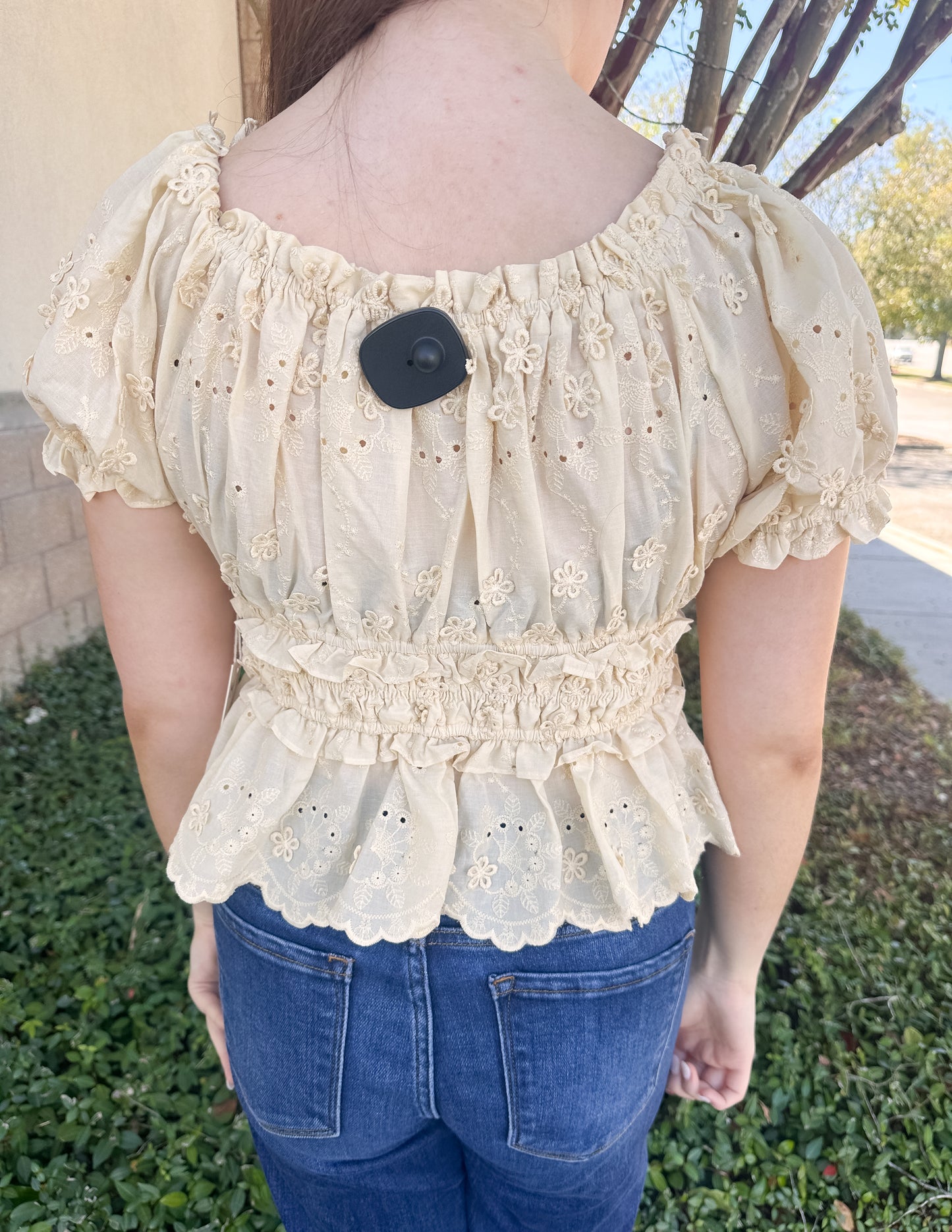 Melanie Peplum Top