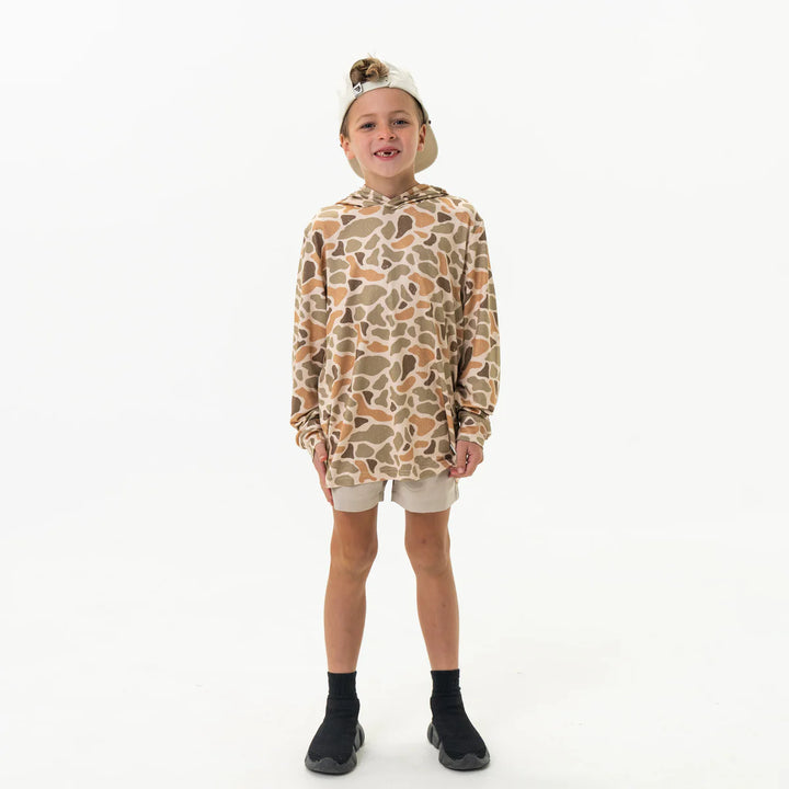 Burlebo Youth Performance Hoodie - Venado Camo