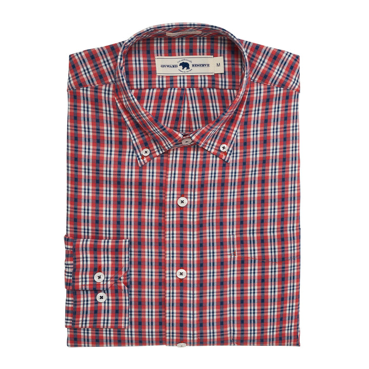 Onward Reserve Trigger Classic Fit Brushed Performance Twill - Sundried Tomato