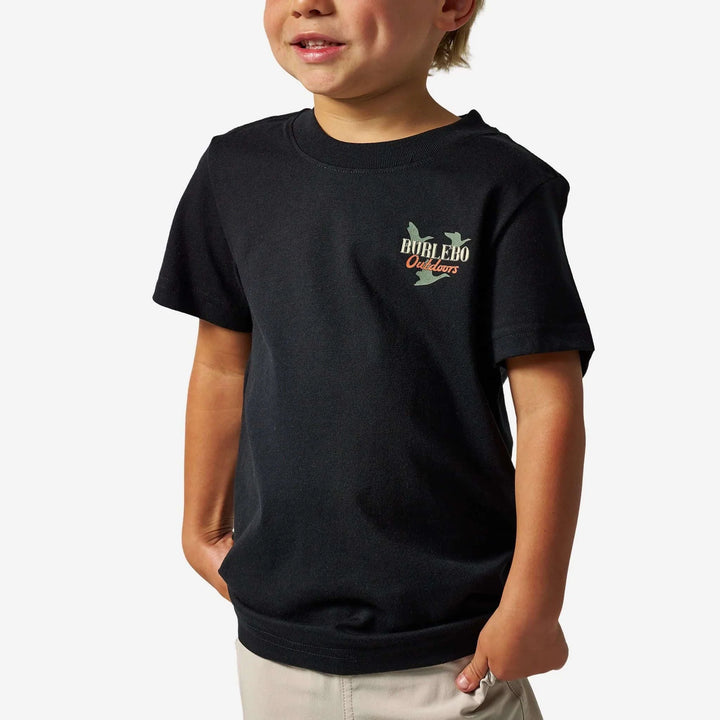 Burlebo Youth S/S T-Shirt - Field Companion - Black