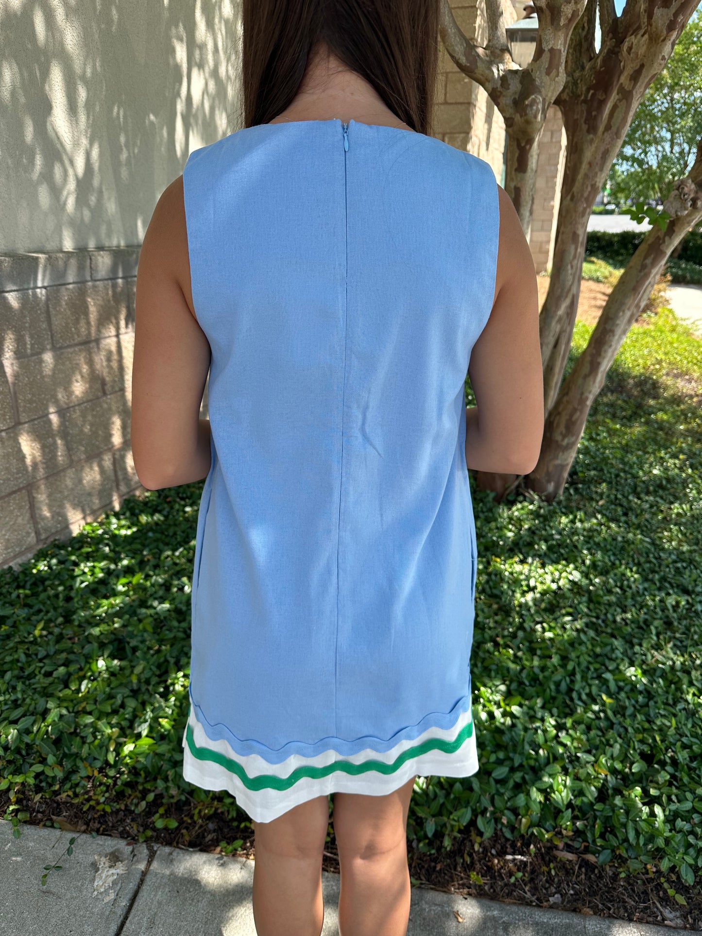 Sawyer Ric-Rac Trim Dress