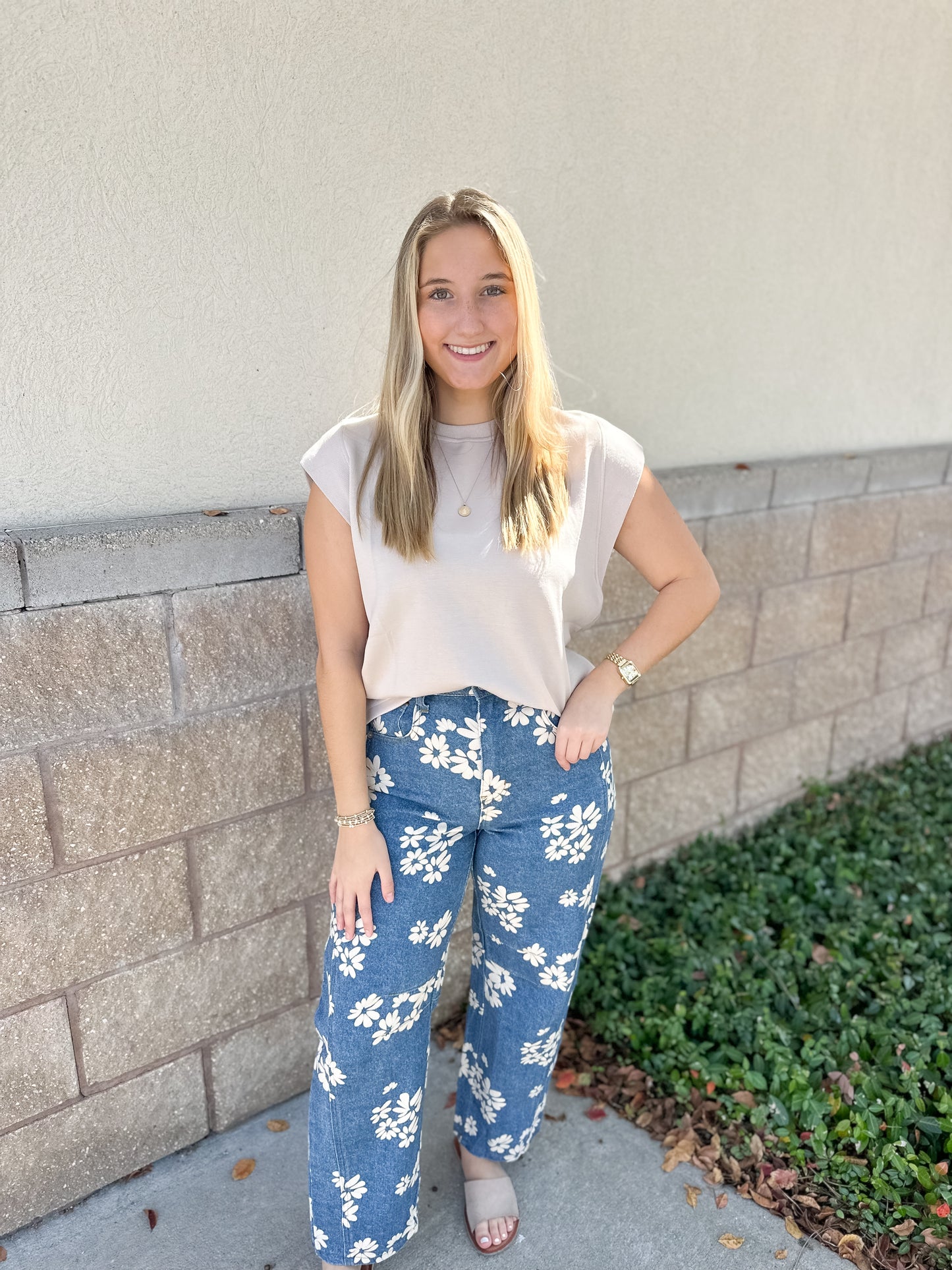Elena Printed Jeans