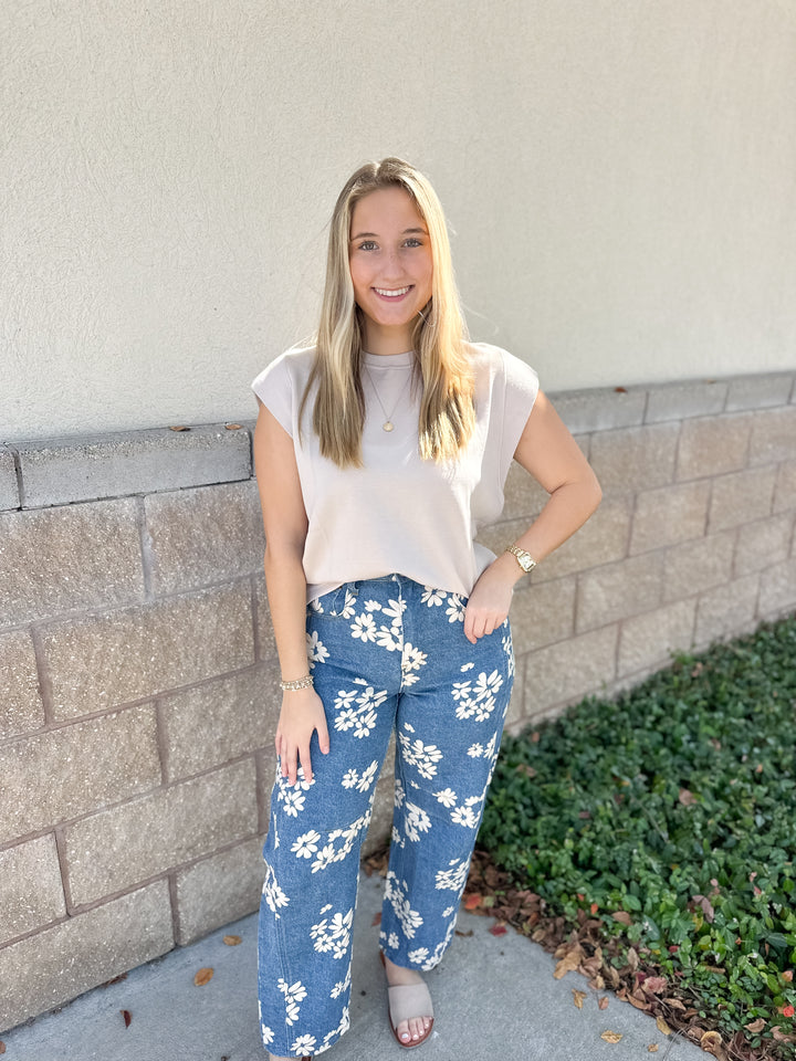 Elena Printed Jeans