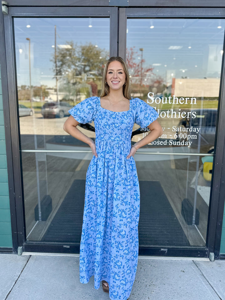 Shelby Maxi Dress - Light Blue