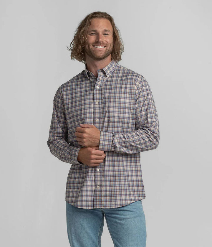 SSCO Men’s Ridgeside Plaid Button Down - Desert Frost