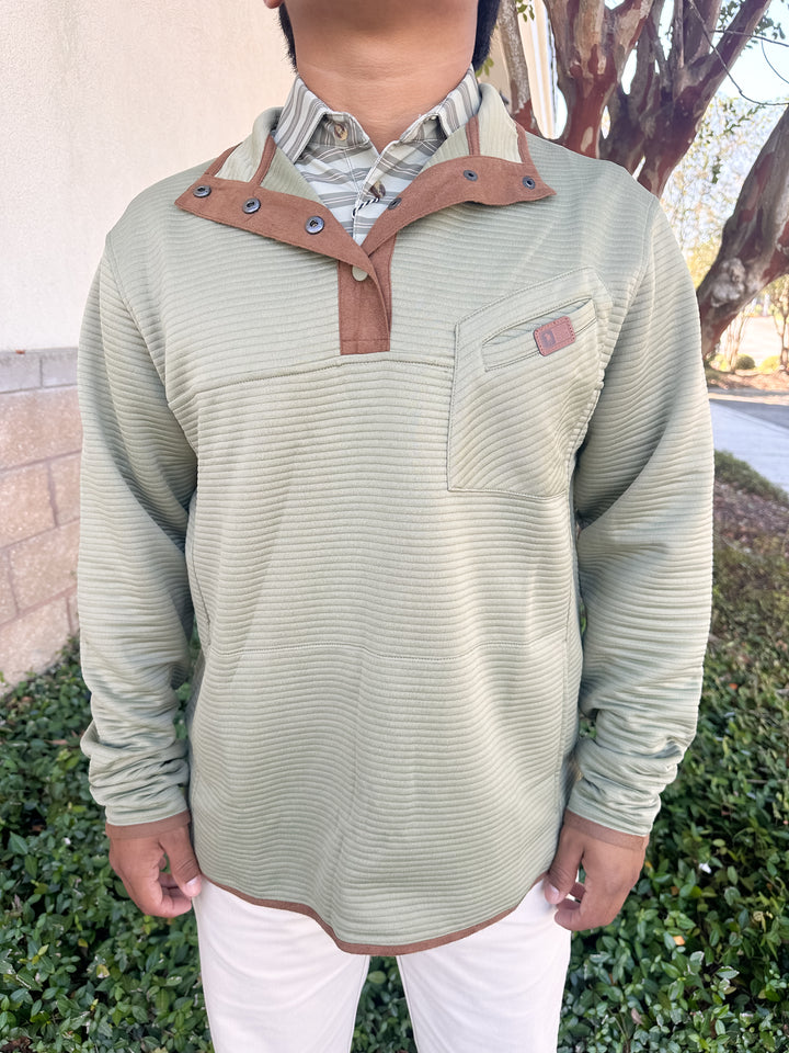 S. Casanova Samson Quarter Snap - Field Green