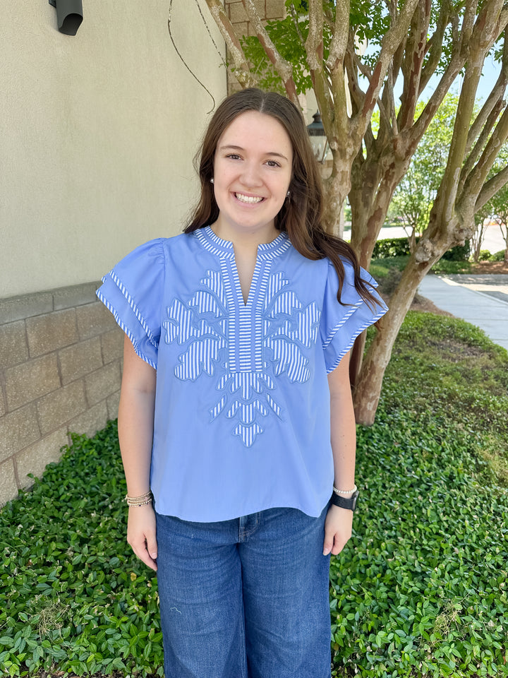 Westin Stripe Accent Top