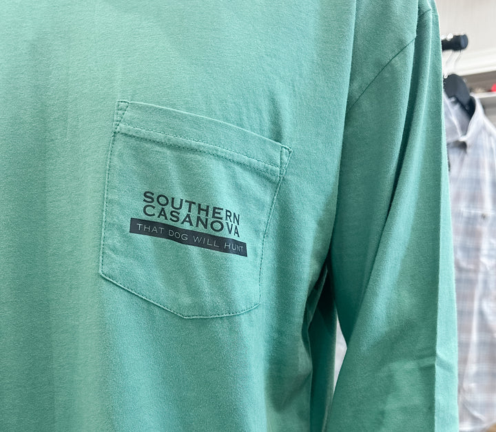 S. Casanova Hunt Trudge L/S T-Shirt - Thyme