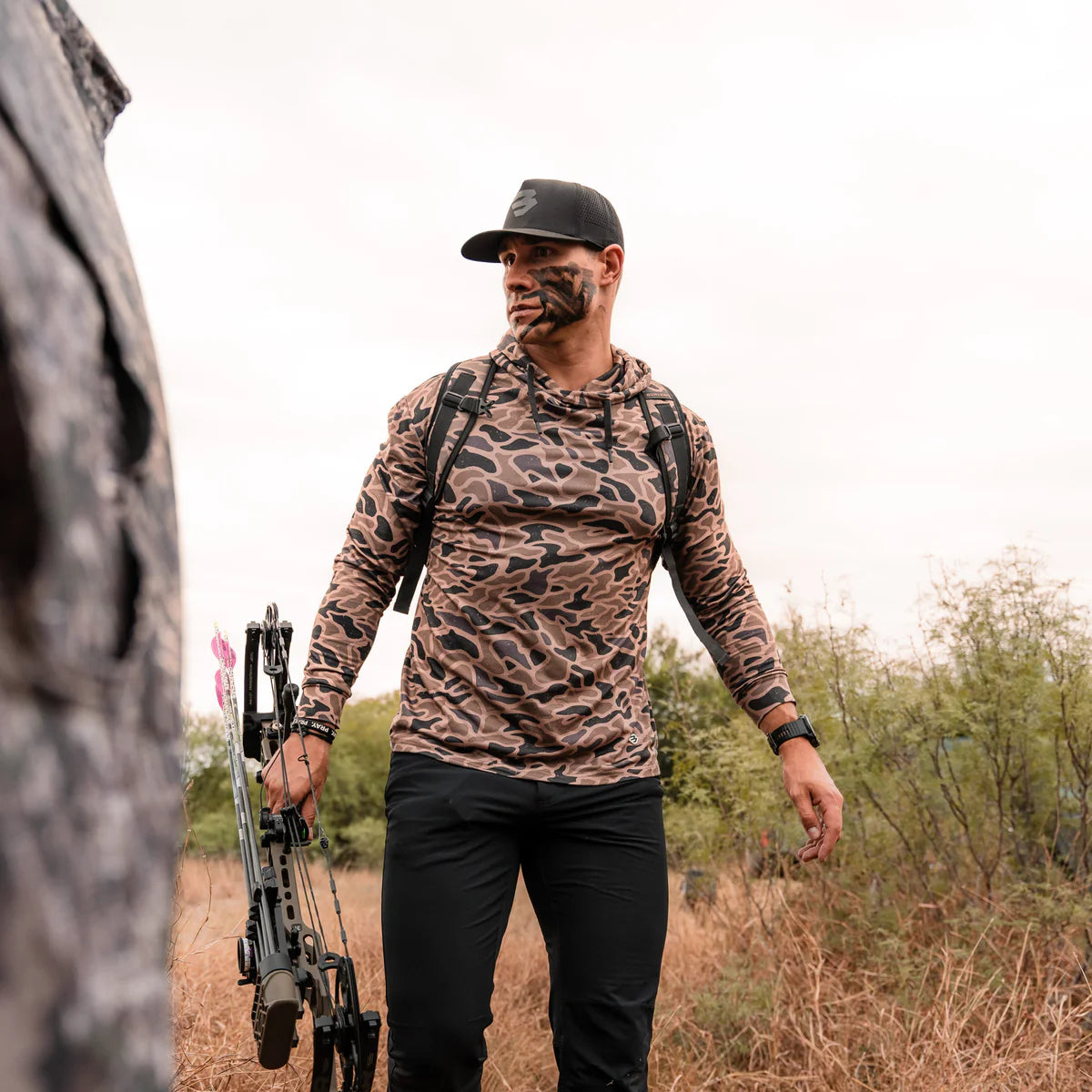 Men’s Burlebo Performance Hoodie - Gauge Camo