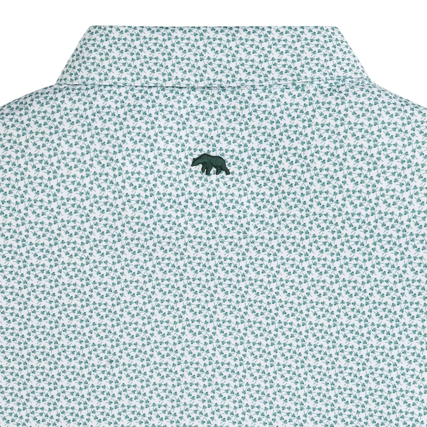 Onward Reserve Thistle Printed Performance Polo - Mallard Green