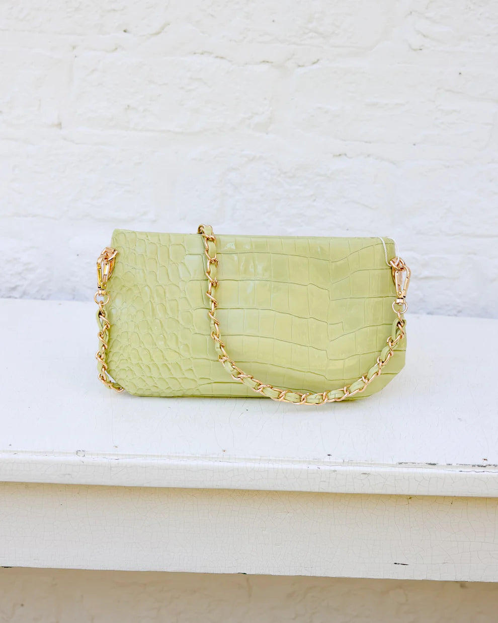 CH Livi Crossbody - Lime Patent EC