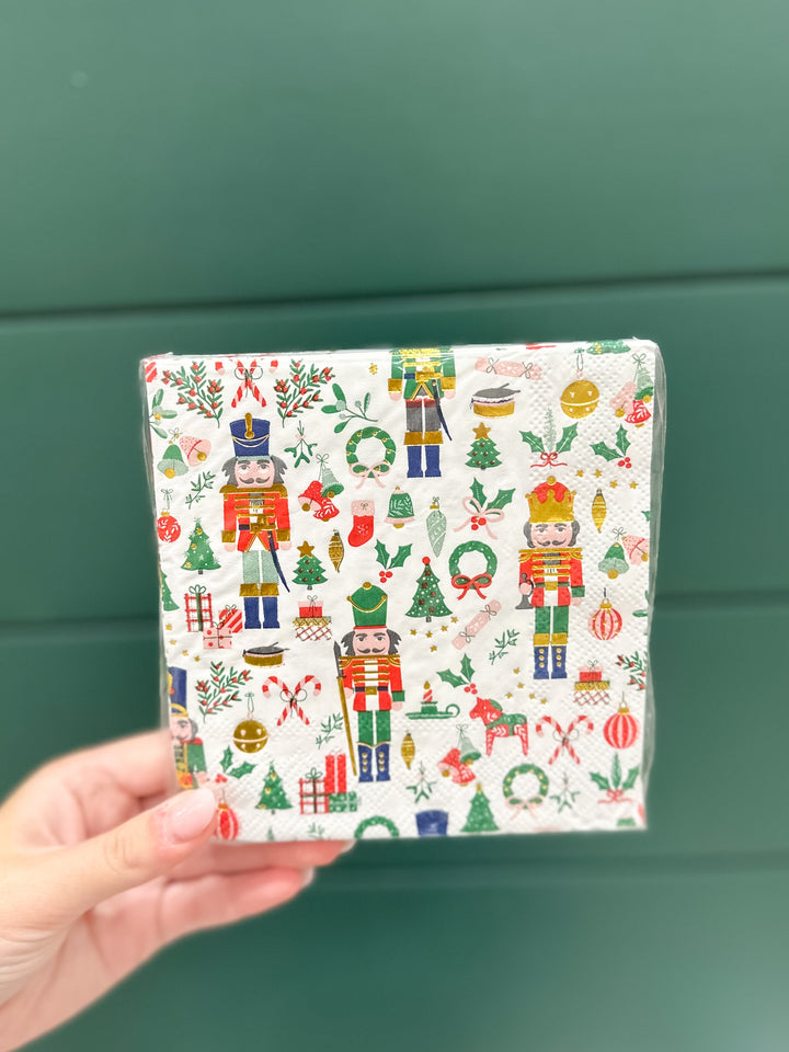 MS Cocktail Napkins - Traditional Nutcracker