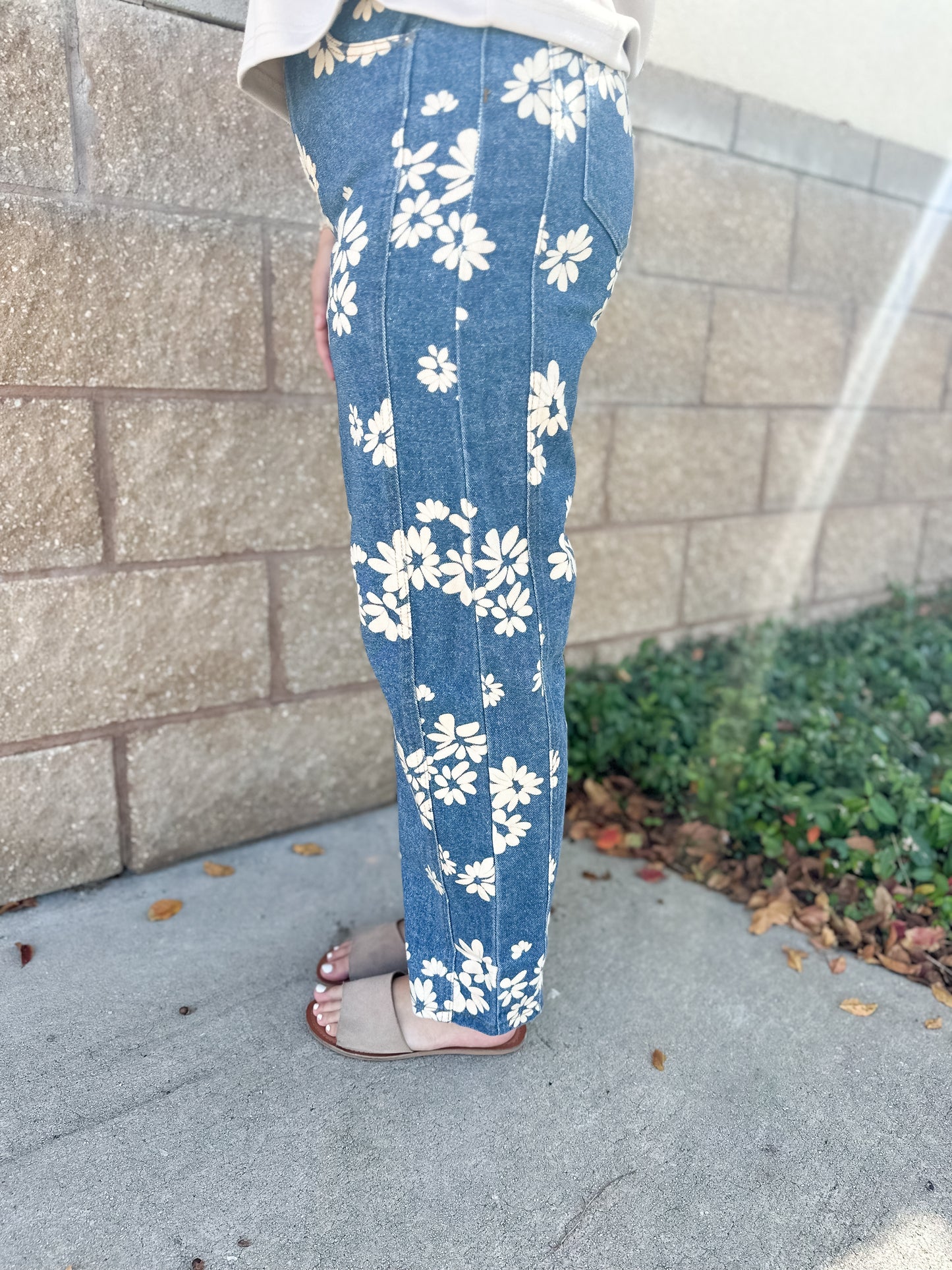 Elena Printed Jeans