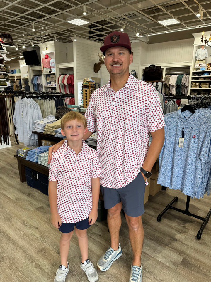 Covey Branch Printed Performance Polo - Lowndes Viking