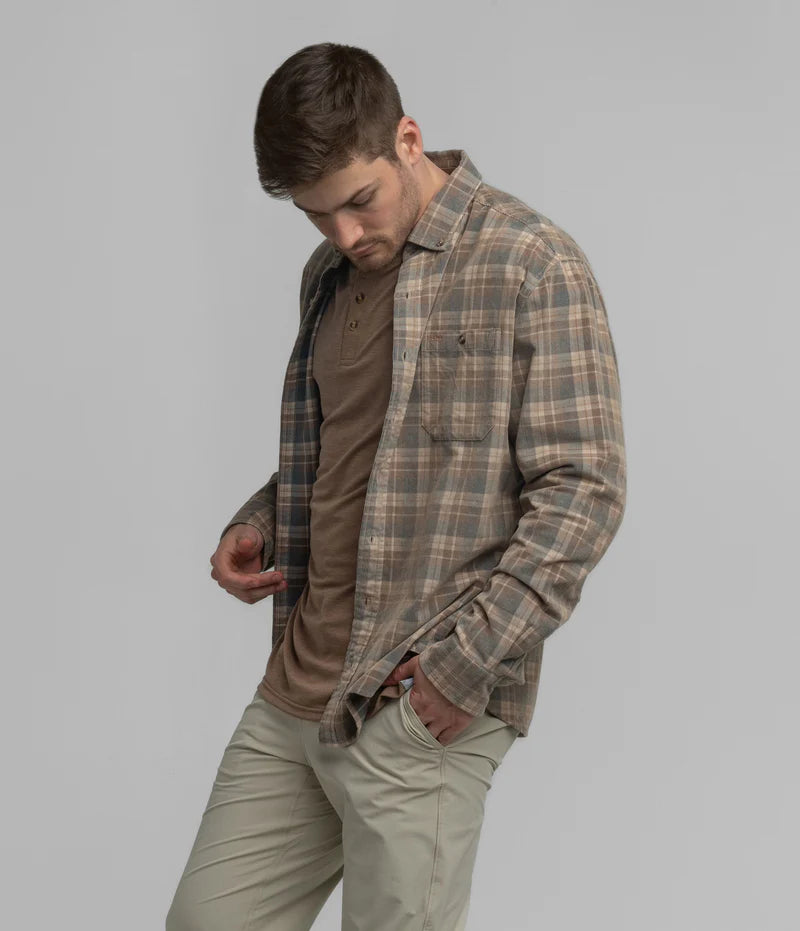 SSCO Men’s Braxton Lightweight Cord Flannel - Boulder