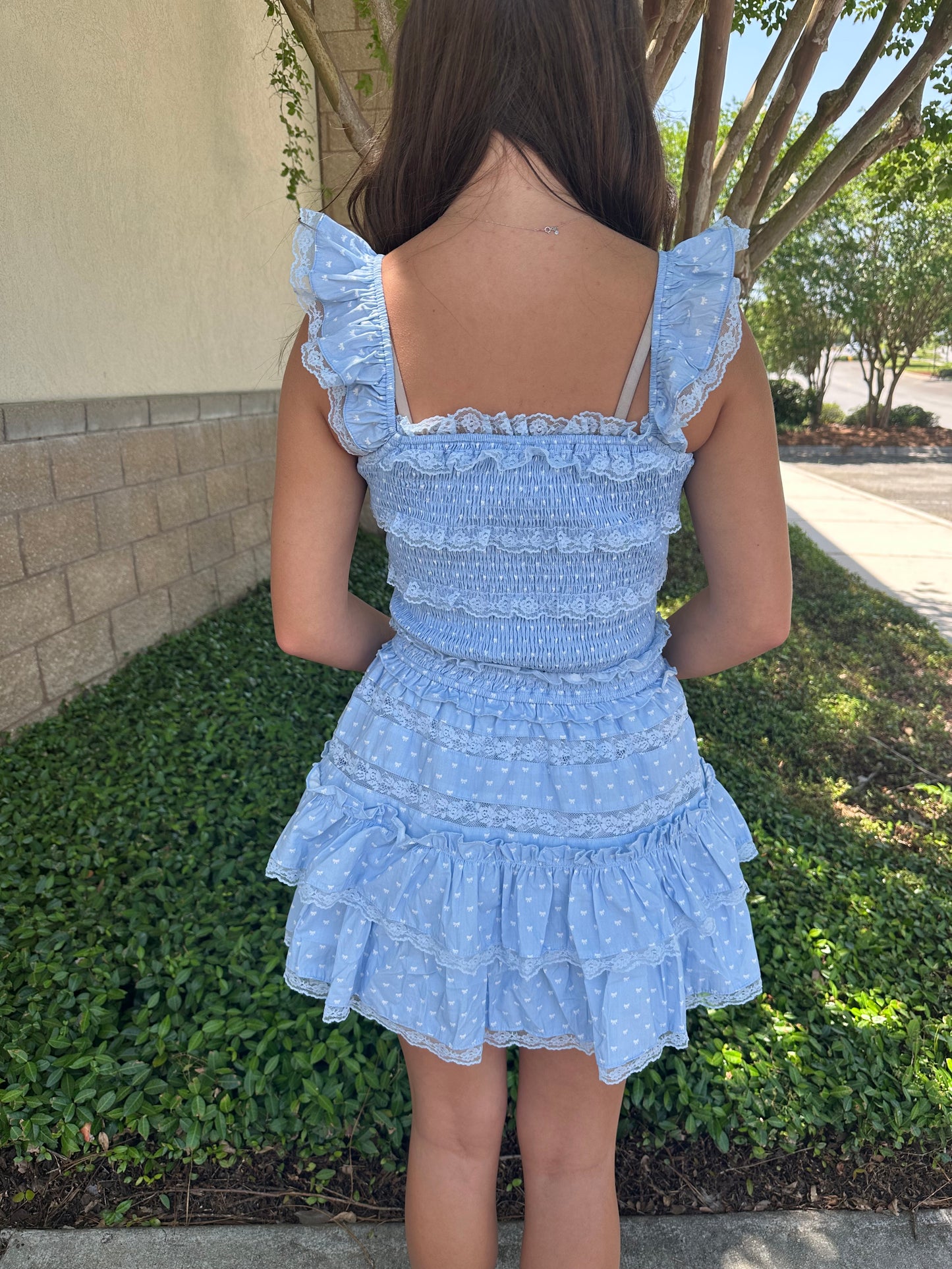 Bow Ditsy Lace Top