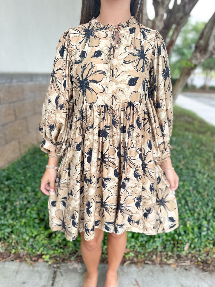 Fall Flowers Dress