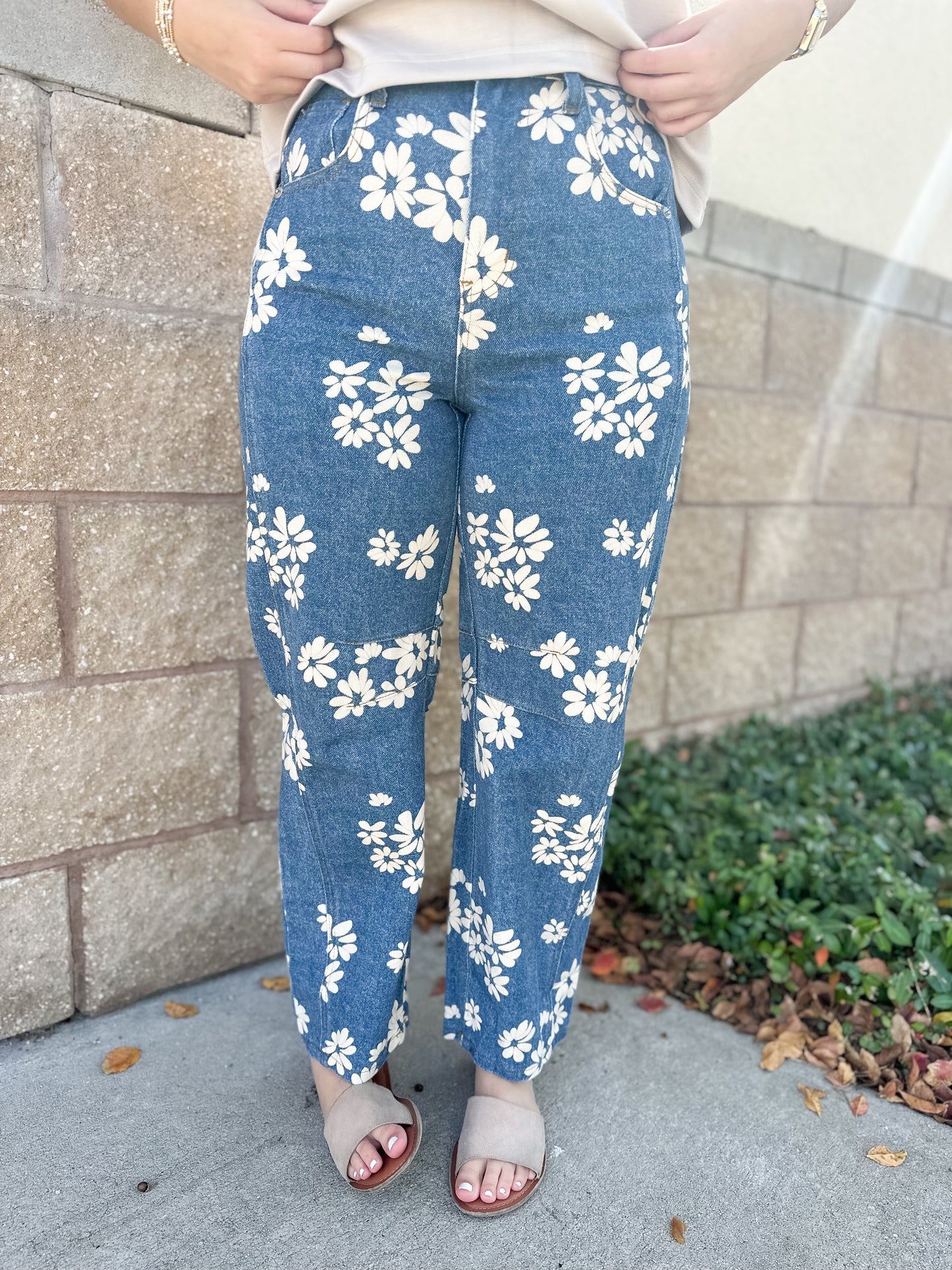 Elena Printed Jeans