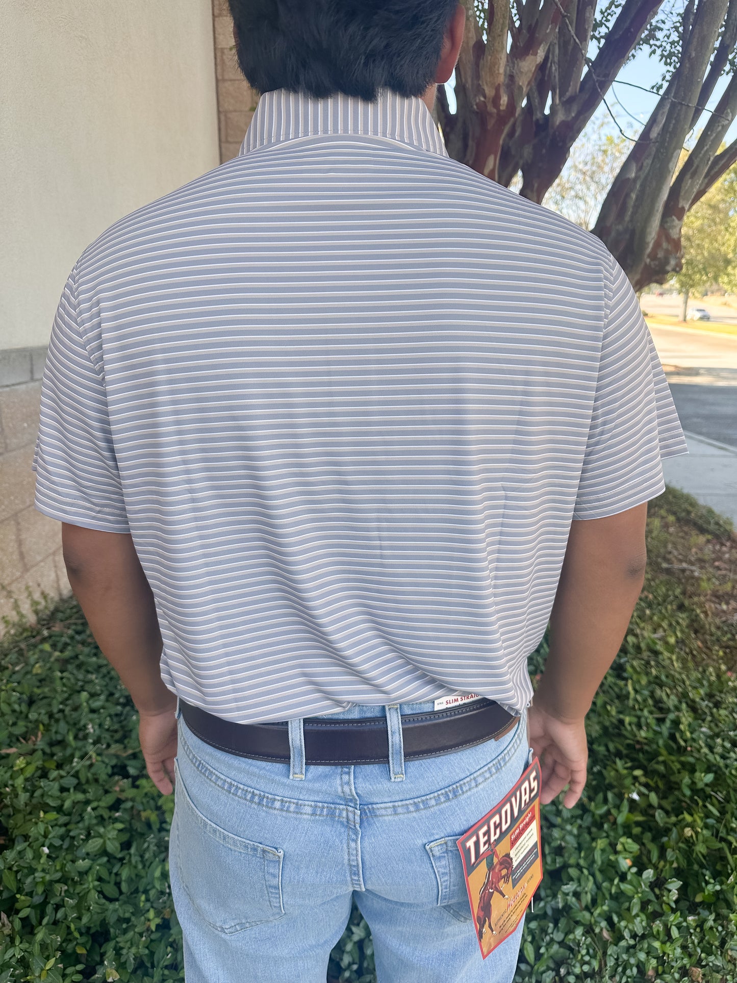 S. Casanova Jessie Performance Polo - Dusty Cedar