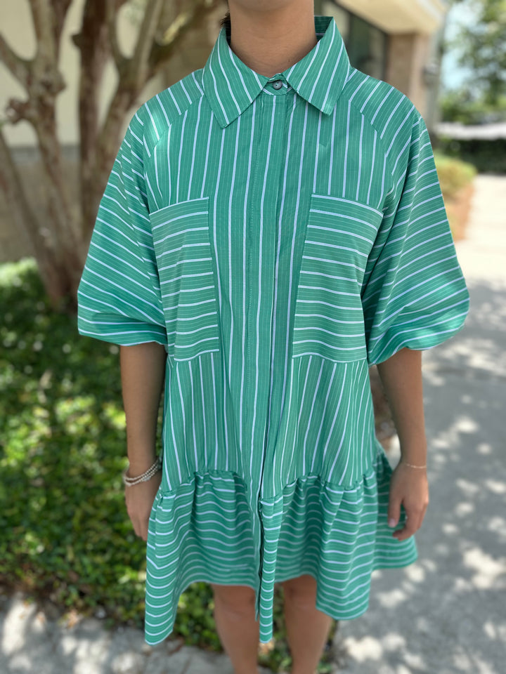 Ana Stripe Pocket Dress
