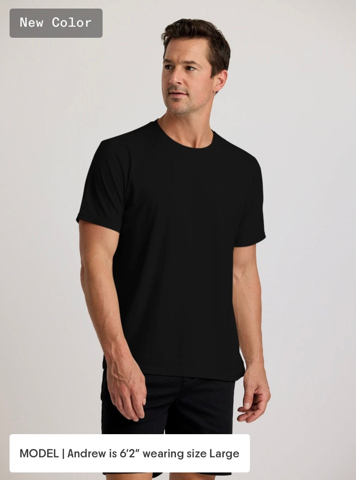 Free Fly Men’s Elevate Lightweight Tee - Black
