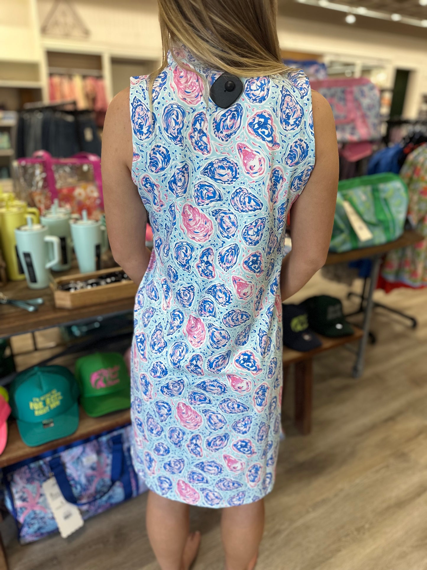 Ivy Collar Dress - Oyster