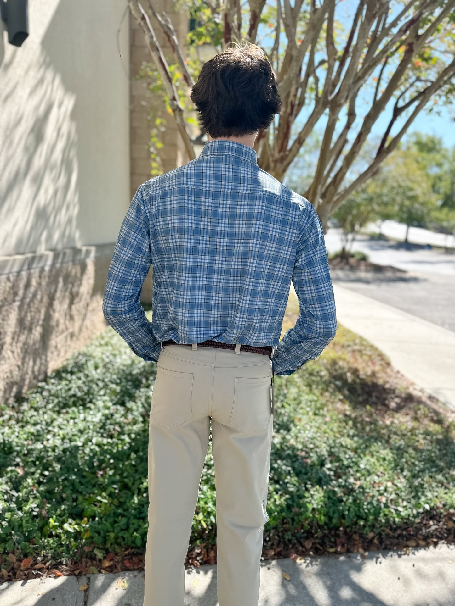 S. Casanova F25 Bowden Plaid Button Down