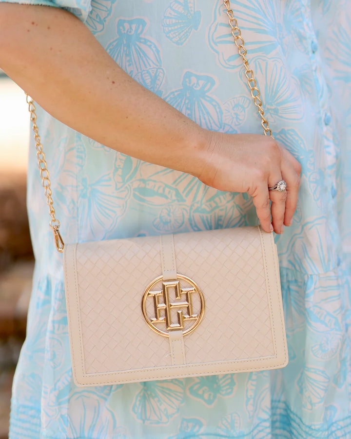 CH Cecilia Crossbody - Woven Almond